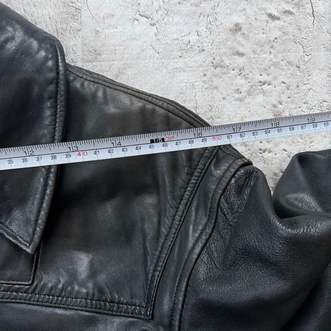 90s GAINSBOUR レザージャケット　レザーダッフルコート　サイズ38