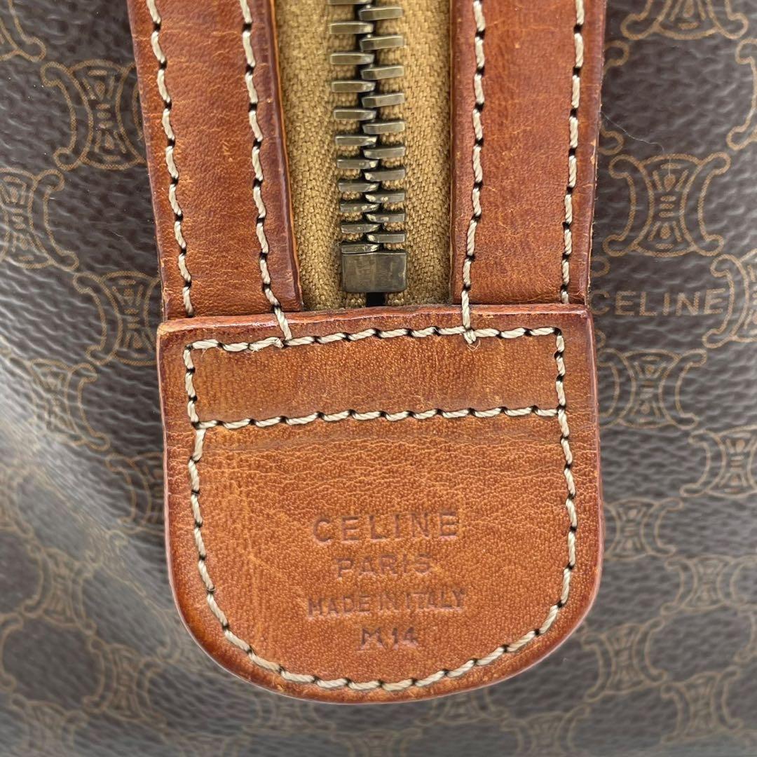 良品 4776 CELINE セリーヌ 2way ボストンバッグ マカダム柄