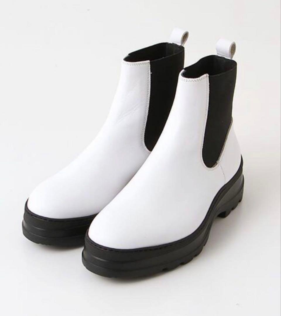 新品　ペリーコサニー　サイドゴアブーツ　ホワイト　37