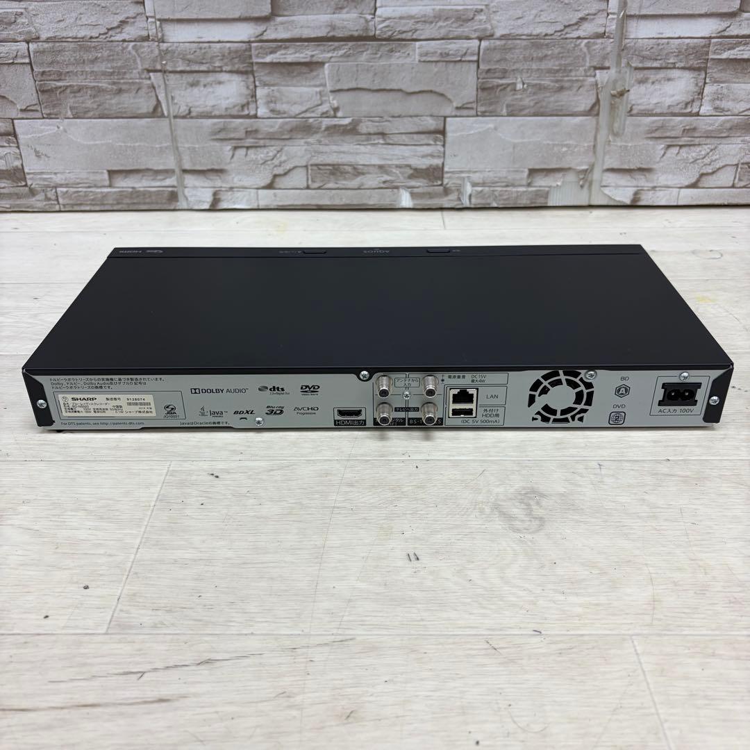 美品 SHARP シャープ ブルーレイレコーダー BD-NS520