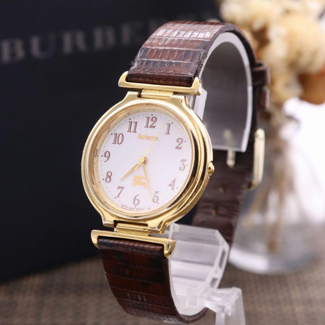 正規品【新品電池】BURBERRY 4630/ボーイズ 動作良好 ロンドン 3針