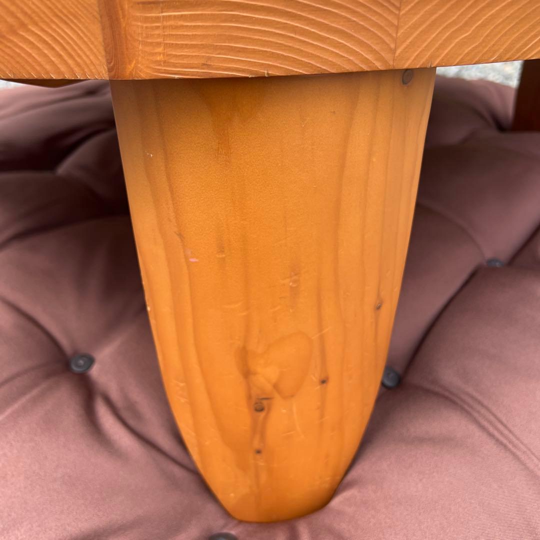 NITORI ちゃぶ台 スコッチ100 円卓 丸テーブル 天然木 折りたたみ