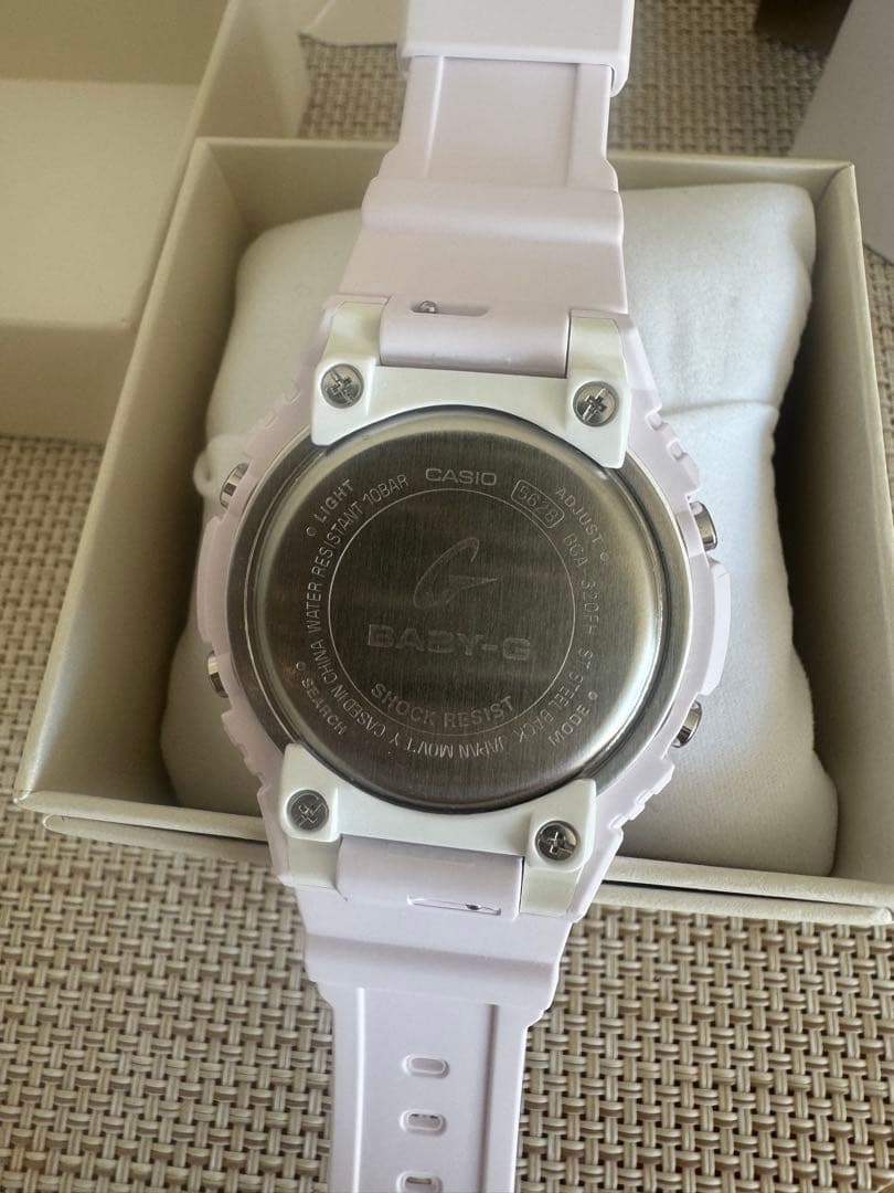 BABY-G デジタル腕時計 (ホワイトに近いパープル)