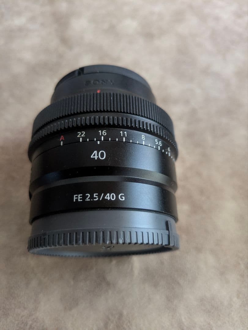 Sony FE 2.5/40 G レンズ