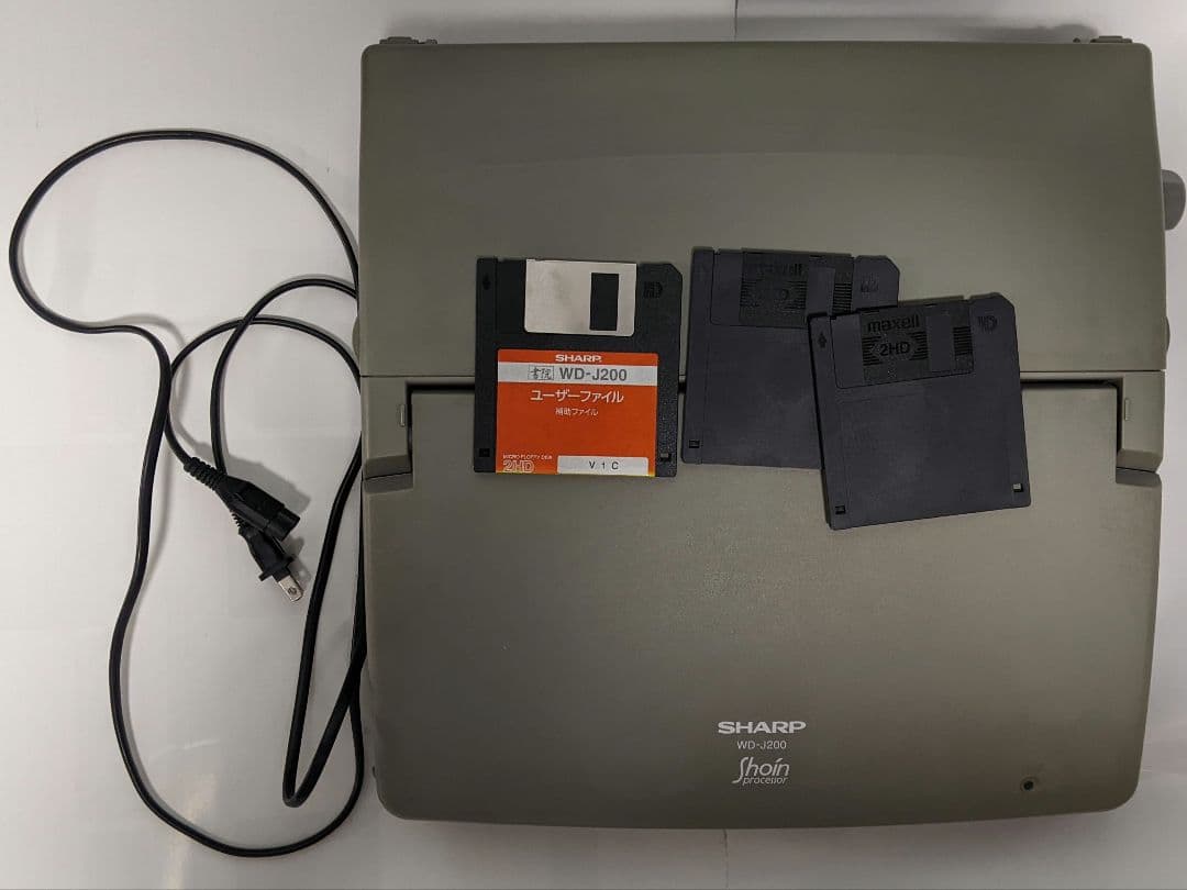 SHARP ワープロ 書院 WD-J200