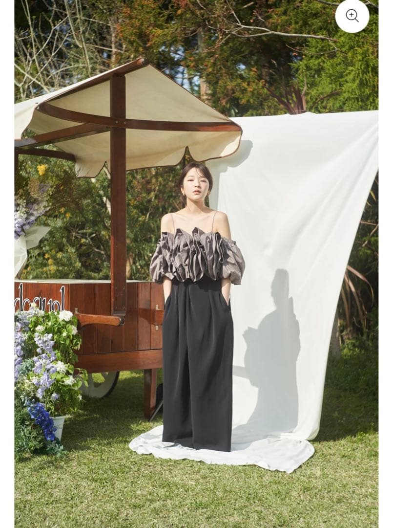 トップス andequal volume off shoulder blouse