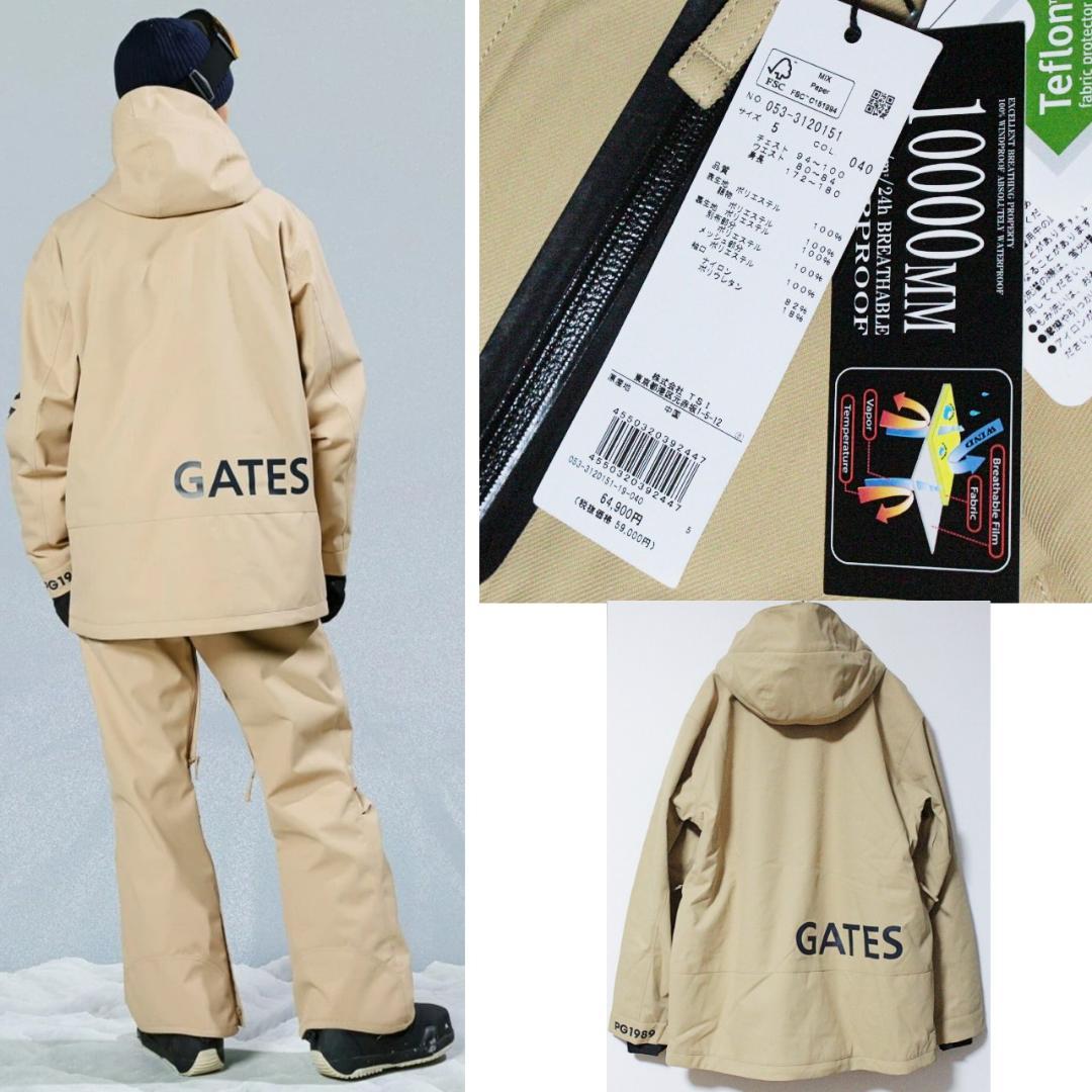 未使用 パーリーゲイツ 定価10万 防汚防水防風 ストレッチ スノーウェア L