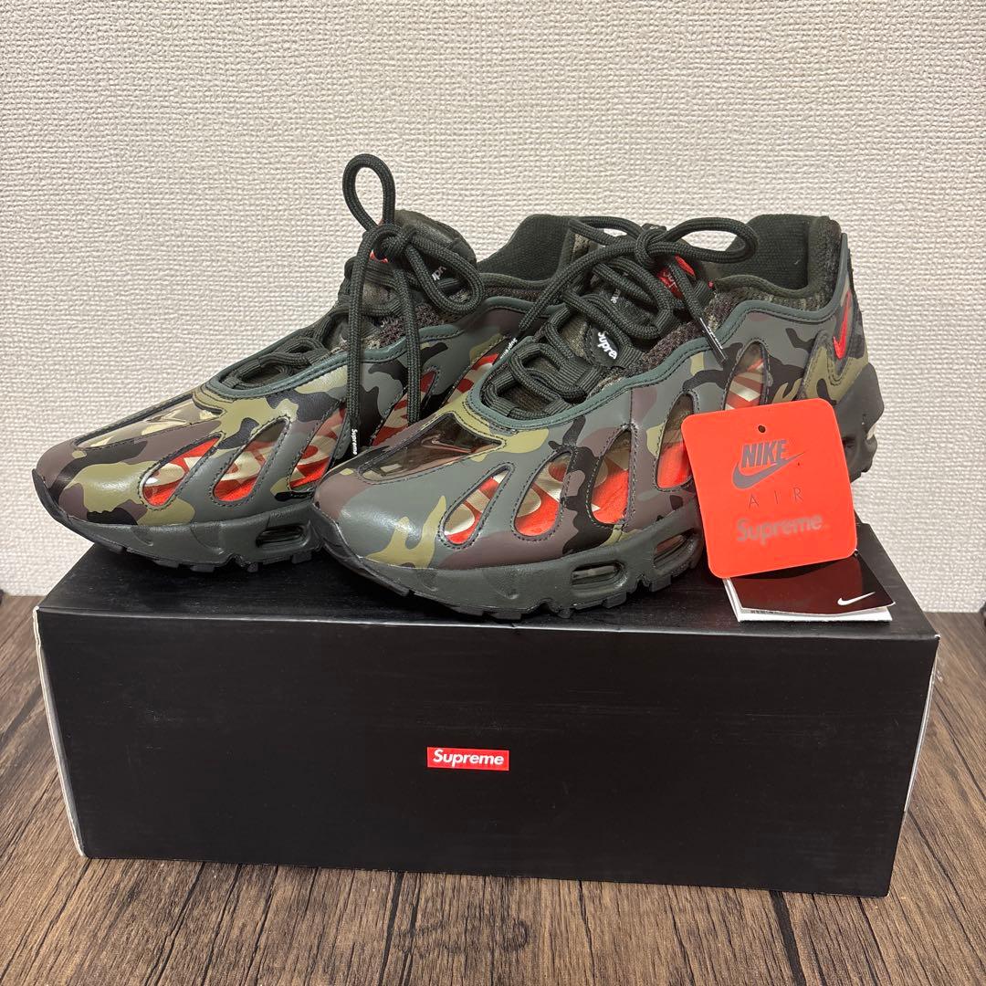 【SALE】supreme × NIKEコラボ air max 96 カモ柄