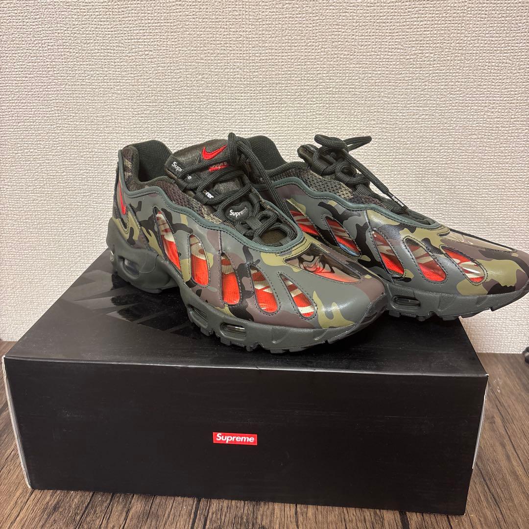 【SALE】supreme × NIKEコラボ air max 96 カモ柄