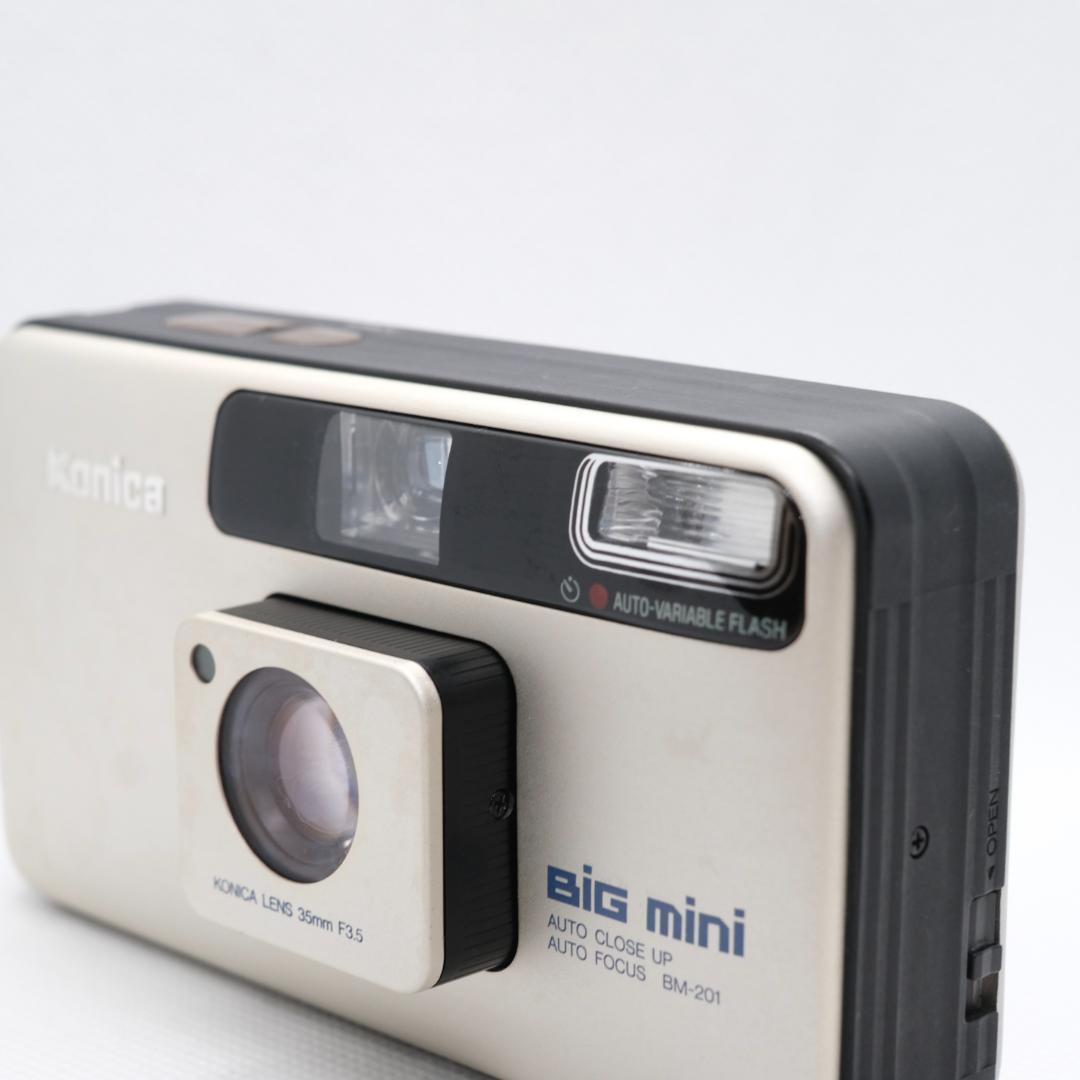 【完動品】コニカ konica Big mini BM-201　フィルムカメラ