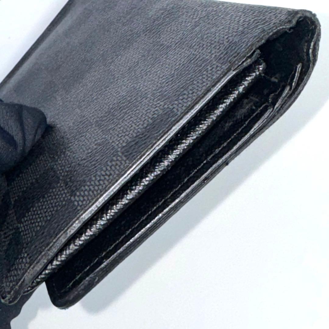 ルイヴィトン ダミエ グラフィット ポルトフォイユ ブラザ 長財布