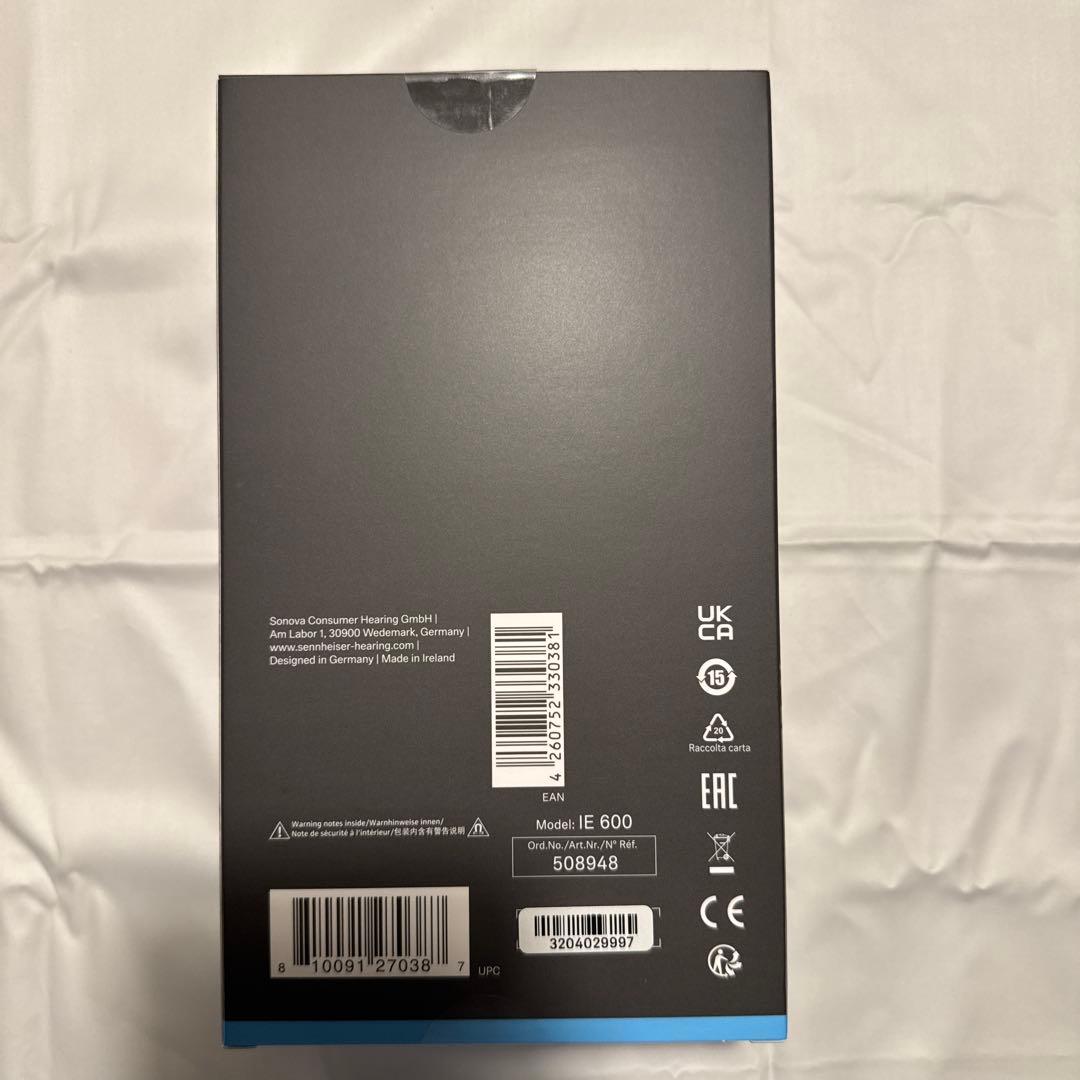 【新品未開封】Sennheiser IE 600 ハイレゾ対応 イヤホン