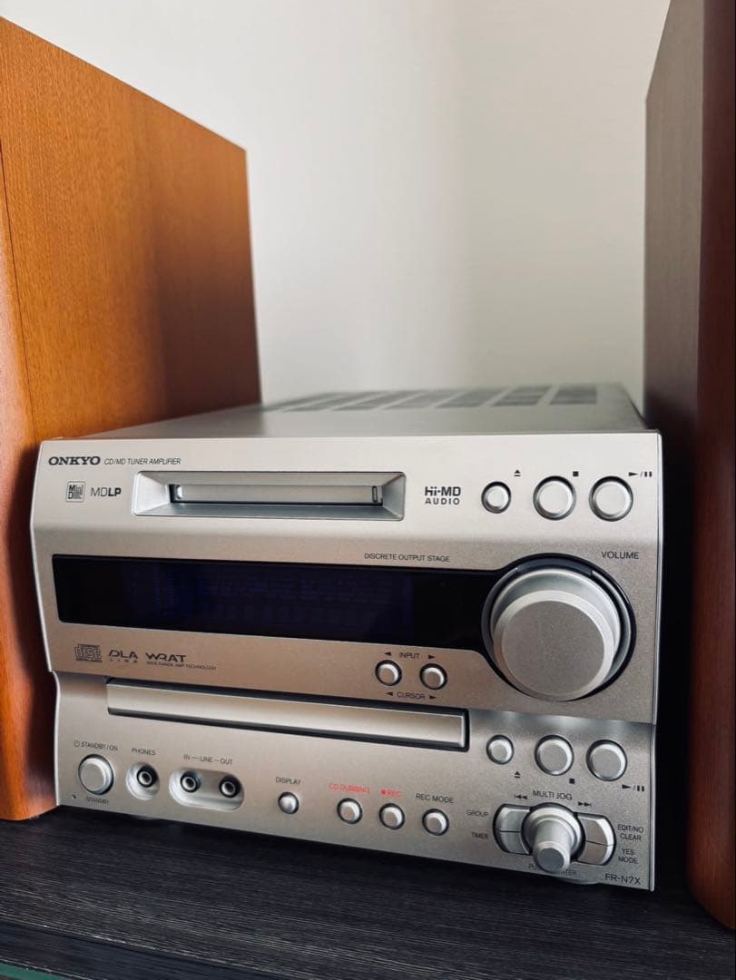 【極美品】ONKYO FR-N7X コンポ CD/MD スピーカー フルセット