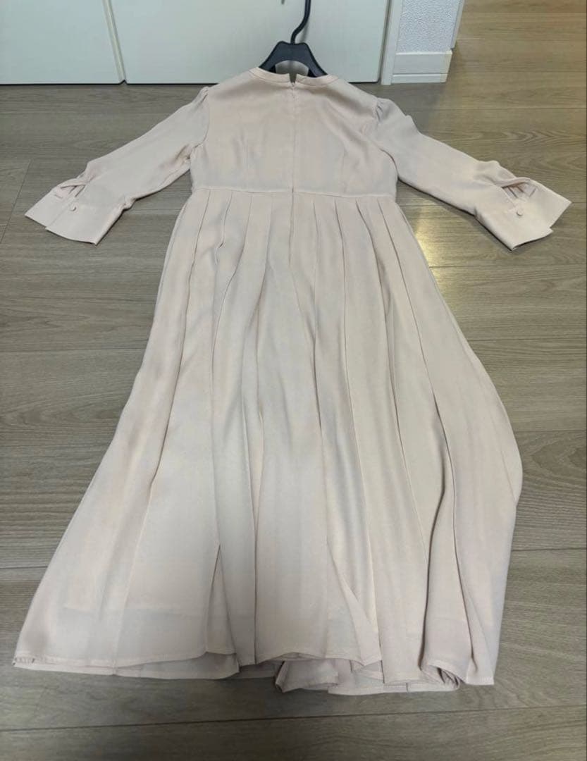 セルフォード　ピンク　ボウタイプリーツワンピース　celford 34