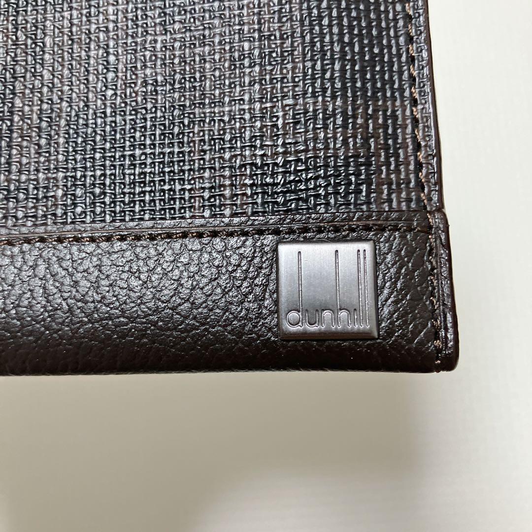 未使用　dunhill ダンヒル レザー長財布　濃茶　ダークブラウン　ロゴ