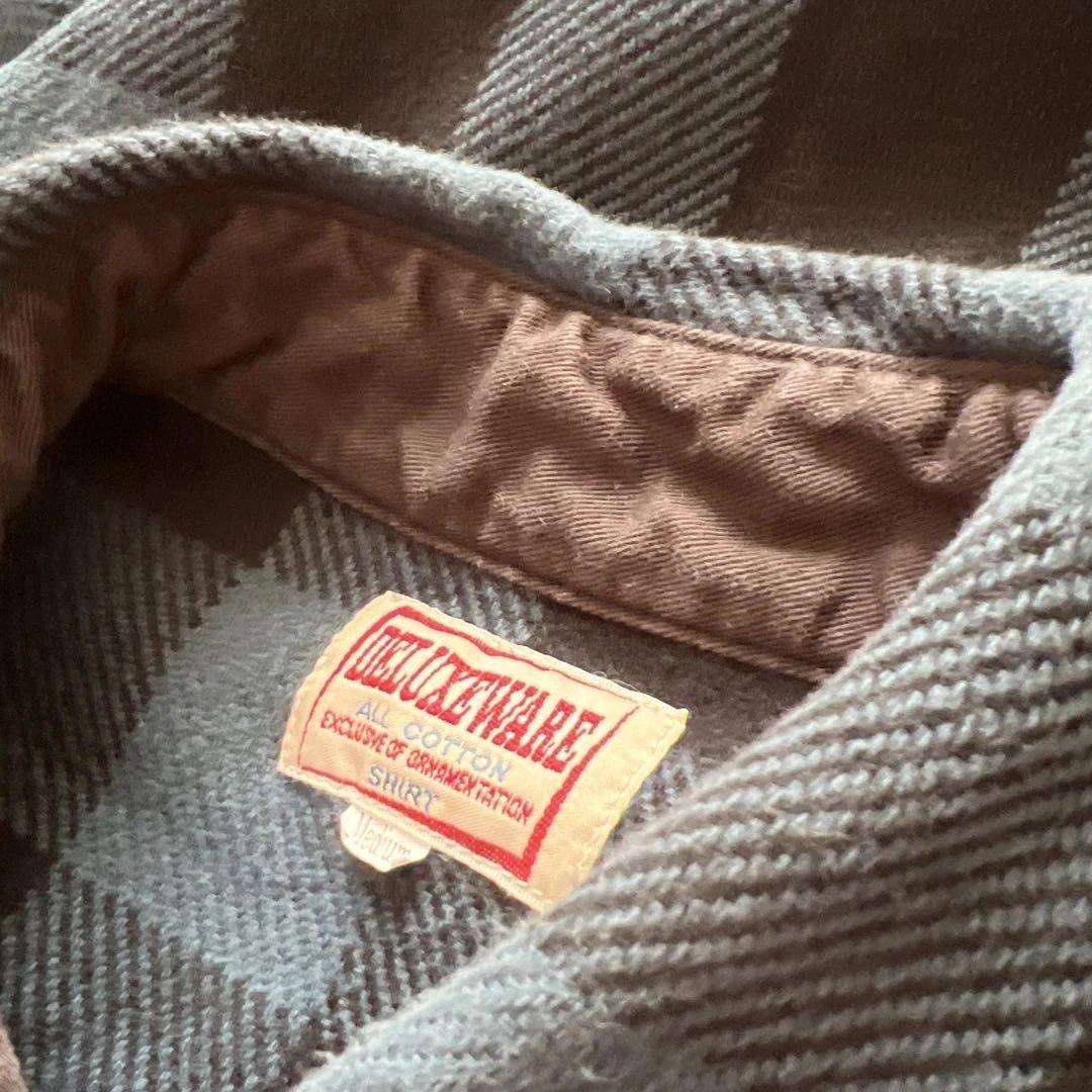 デラックスウエア HV-00WS ウエスタンシャツ M 日本製 ネイビー