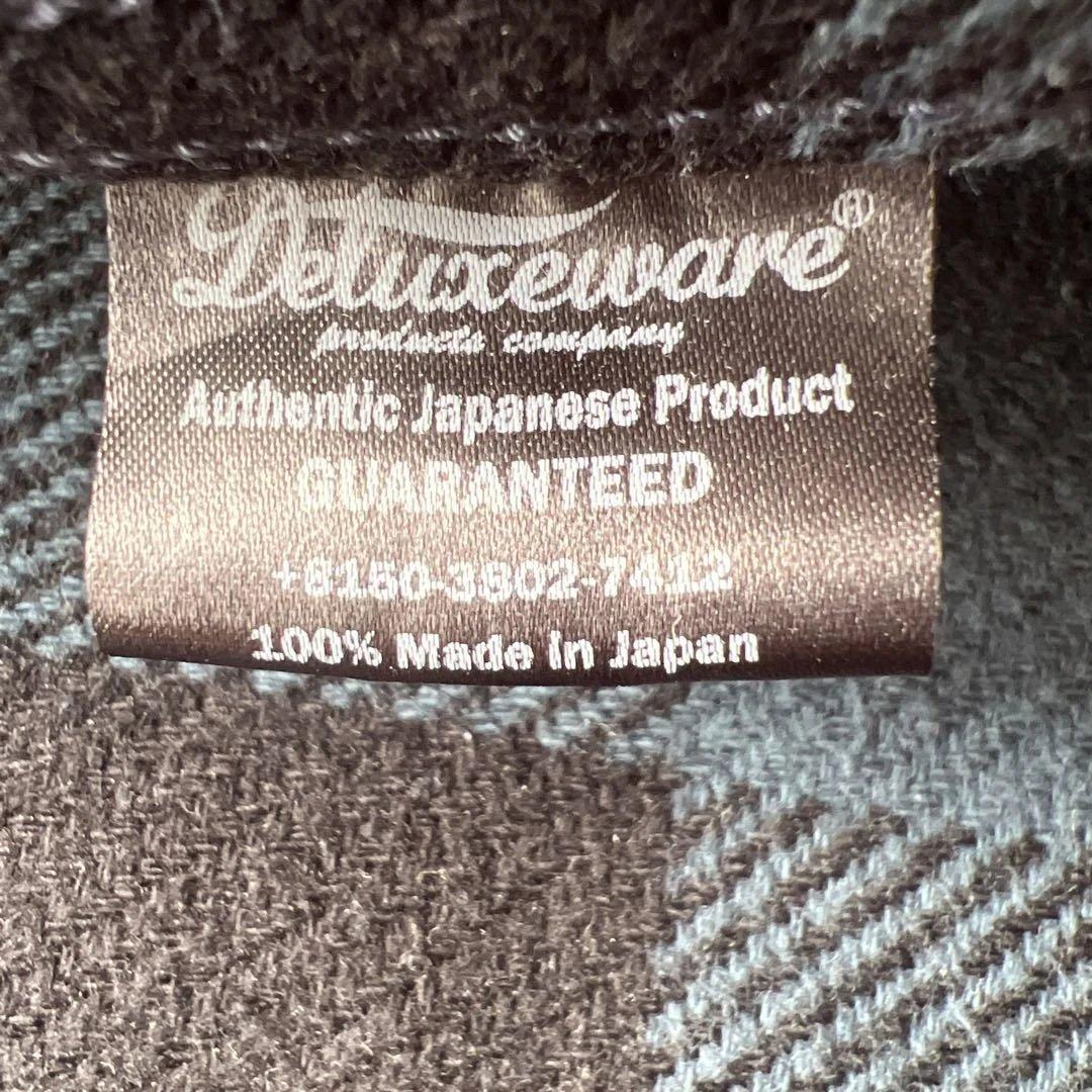 デラックスウエア HV-00WS ウエスタンシャツ M 日本製 ネイビー