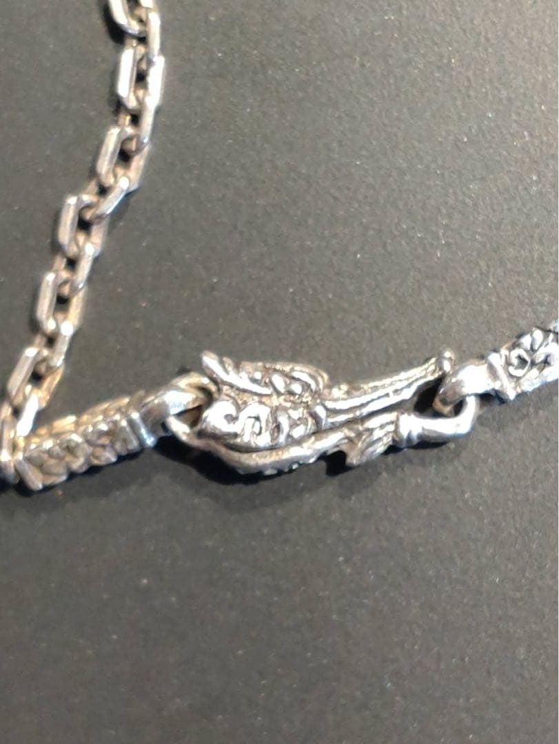 zocalo ソカロ　アンカースクエアネックレスS 50cm