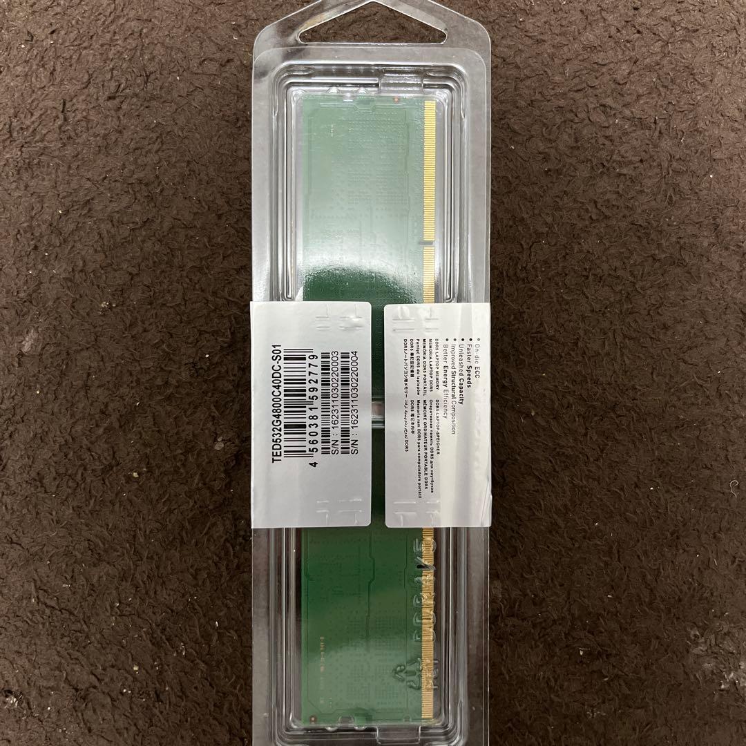 メモリー TEAMGROUP ELITE DDR5 32GB 4800MHz