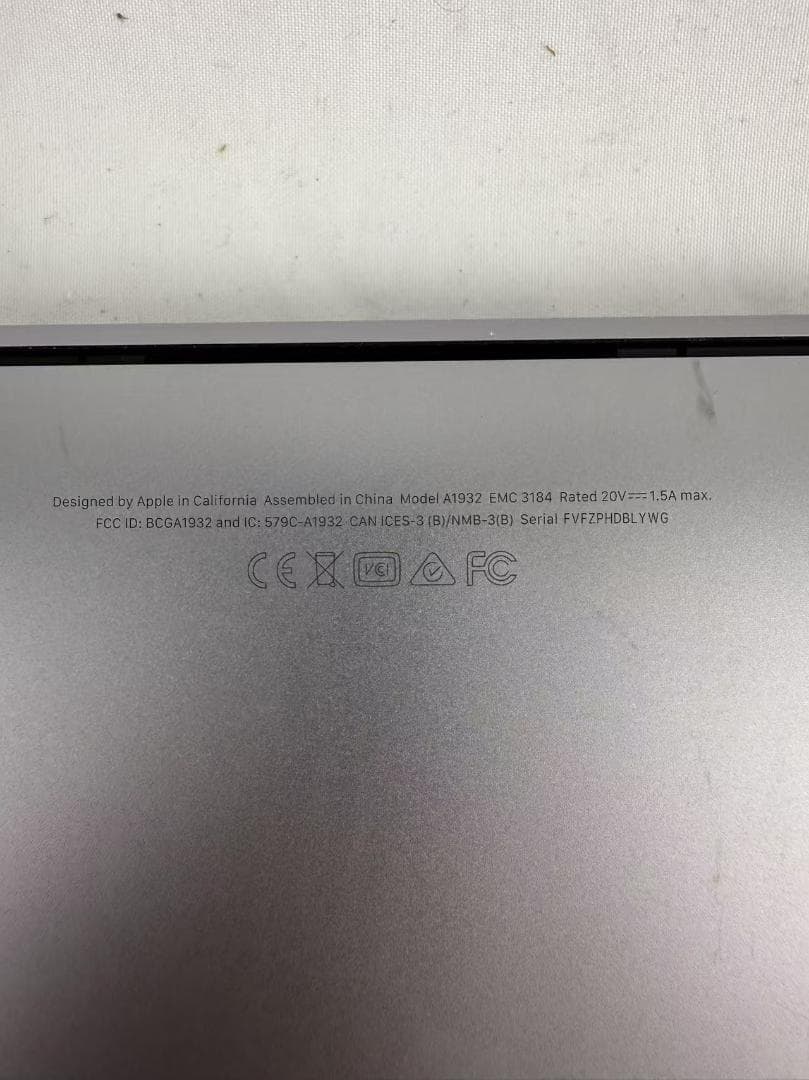 Macbook Air/2018年モデル/ジャンク/マザーボードなし