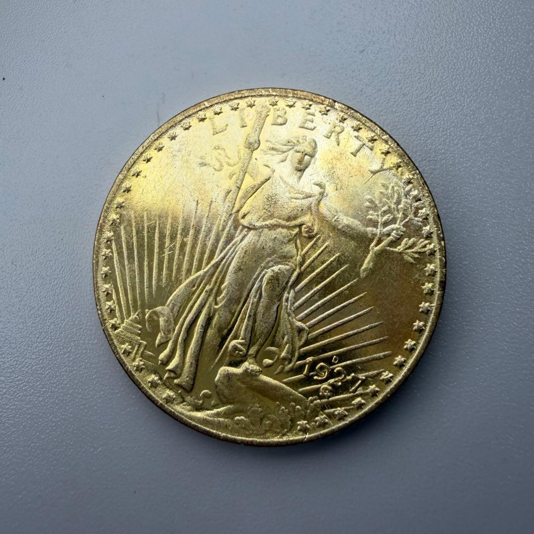 古銭　アメリカ　女神　1927