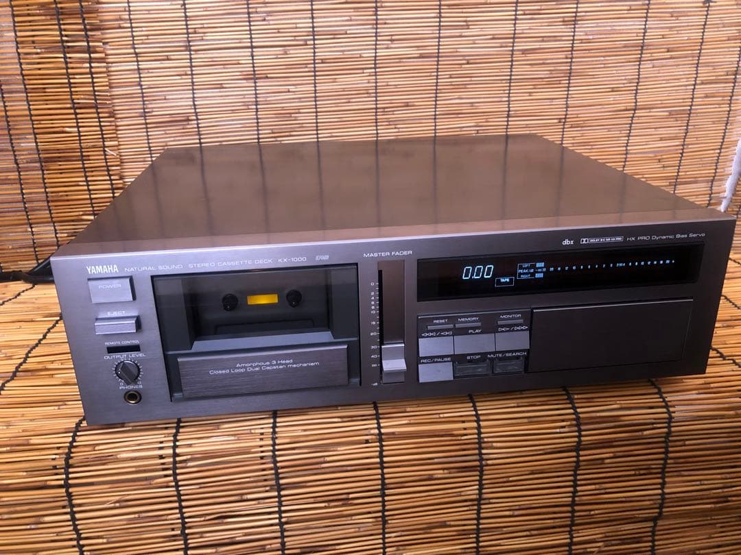 修理済 全機能動作YAMAHA KX-1000 カセットデッキ