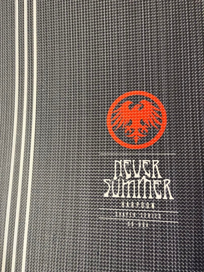 NEVER SUMMER スノーボード 赤/黒 ビンディング　セット