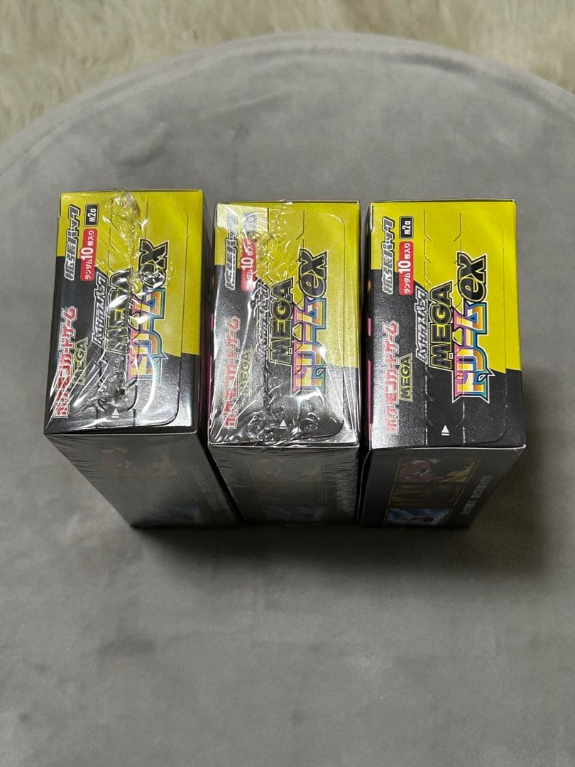 シュリンク付き2BOX シュリンクなし1BOXポケモンカードMEGAドリームex