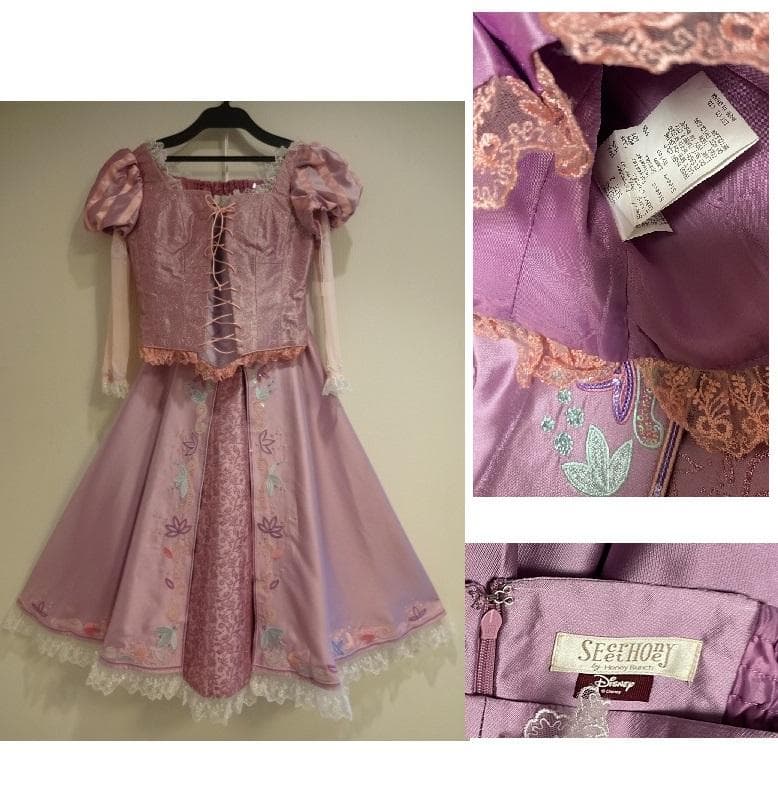 シークレットハニー ディズニー ラプンツェル 仮装 ドレス コスプレ Dハロ