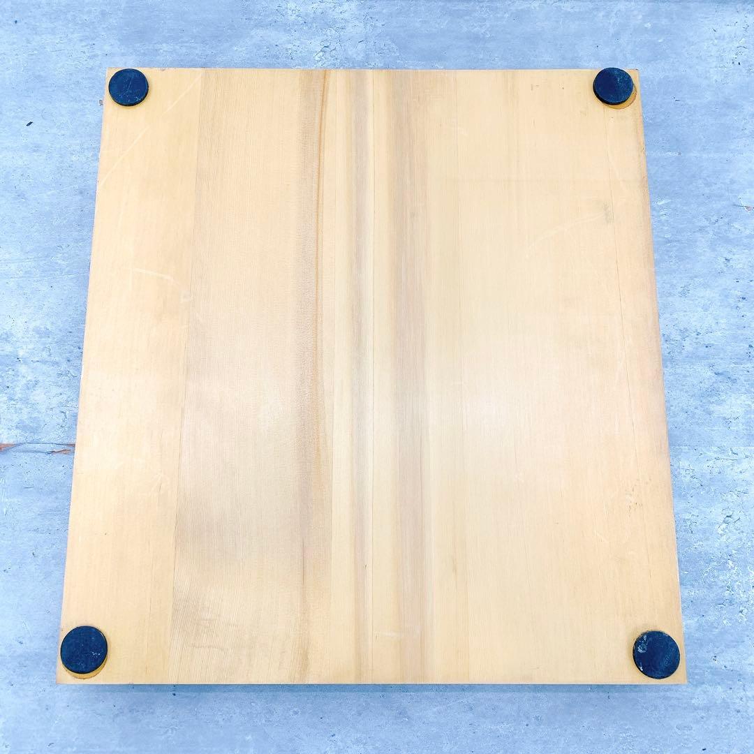 卓上碁盤 本榧 ハギ板 天地柾 高級天然木 2寸 3枚継