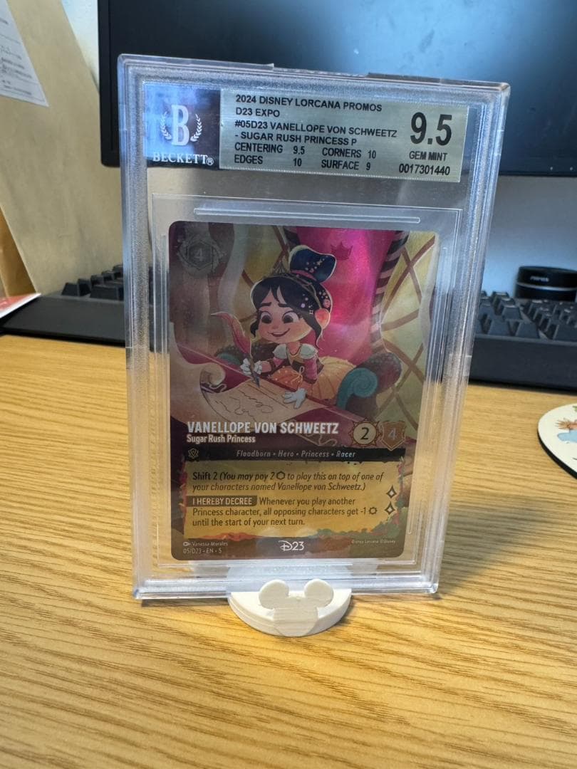 DSG鑑定9.5 D23 ディズニーロルカナ D23限定プロモ ヴァネロペ 海外