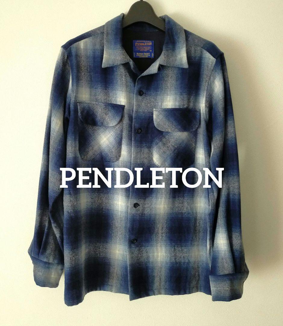 PENDLETON ペンドルトン ライダーシャツ 青 チェック