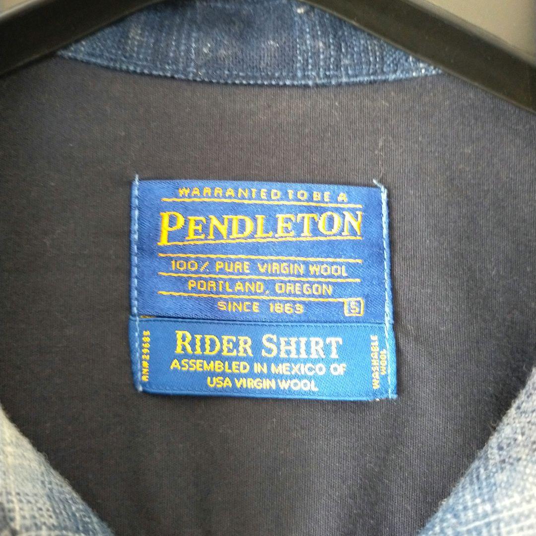 PENDLETON ペンドルトン ライダーシャツ 青 チェック