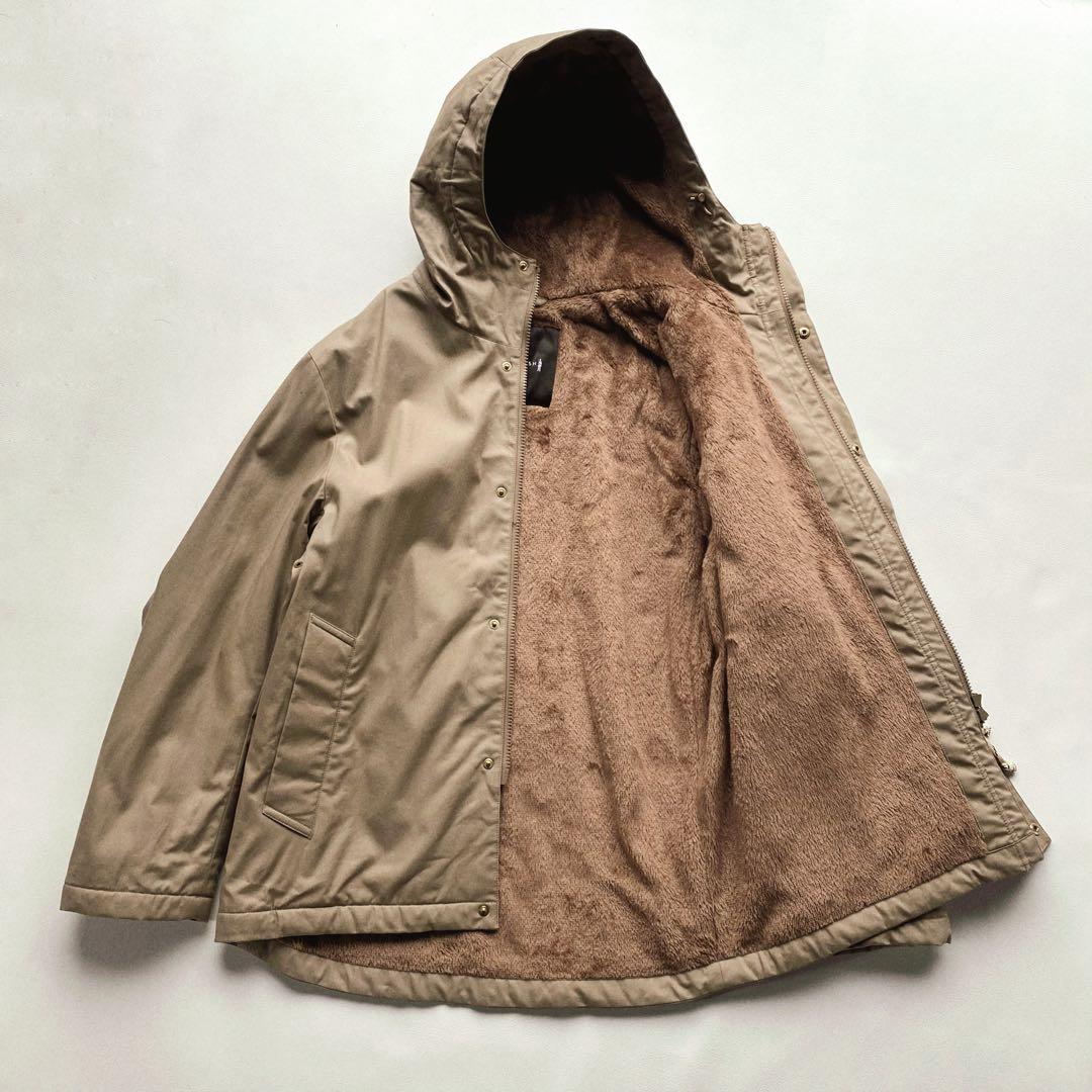 【袖先までボア】マッキントッシュロンドン コットンブルゾン ベージュ 38