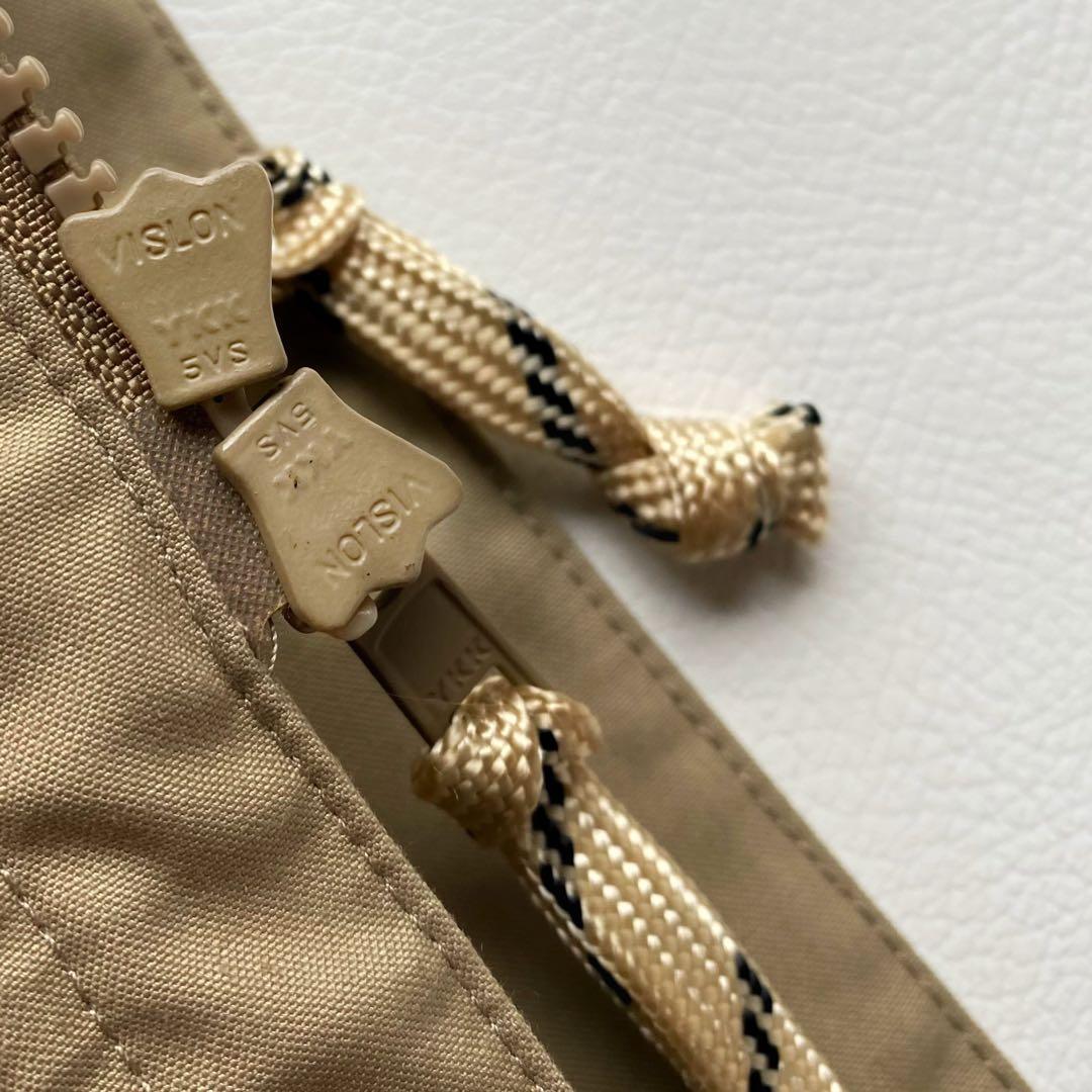 【袖先までボア】マッキントッシュロンドン コットンブルゾン ベージュ 38