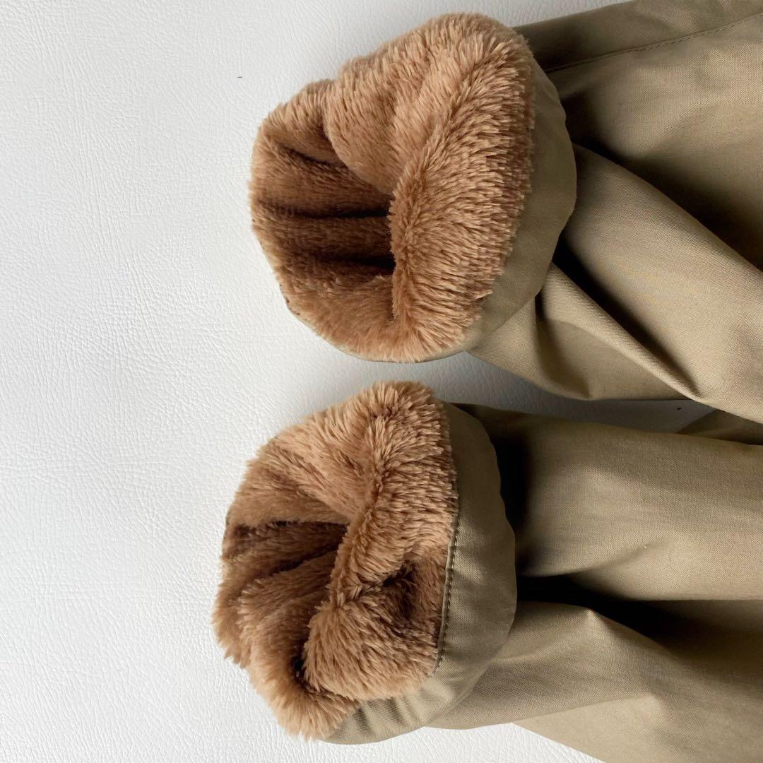 【袖先までボア】マッキントッシュロンドン コットンブルゾン ベージュ 38