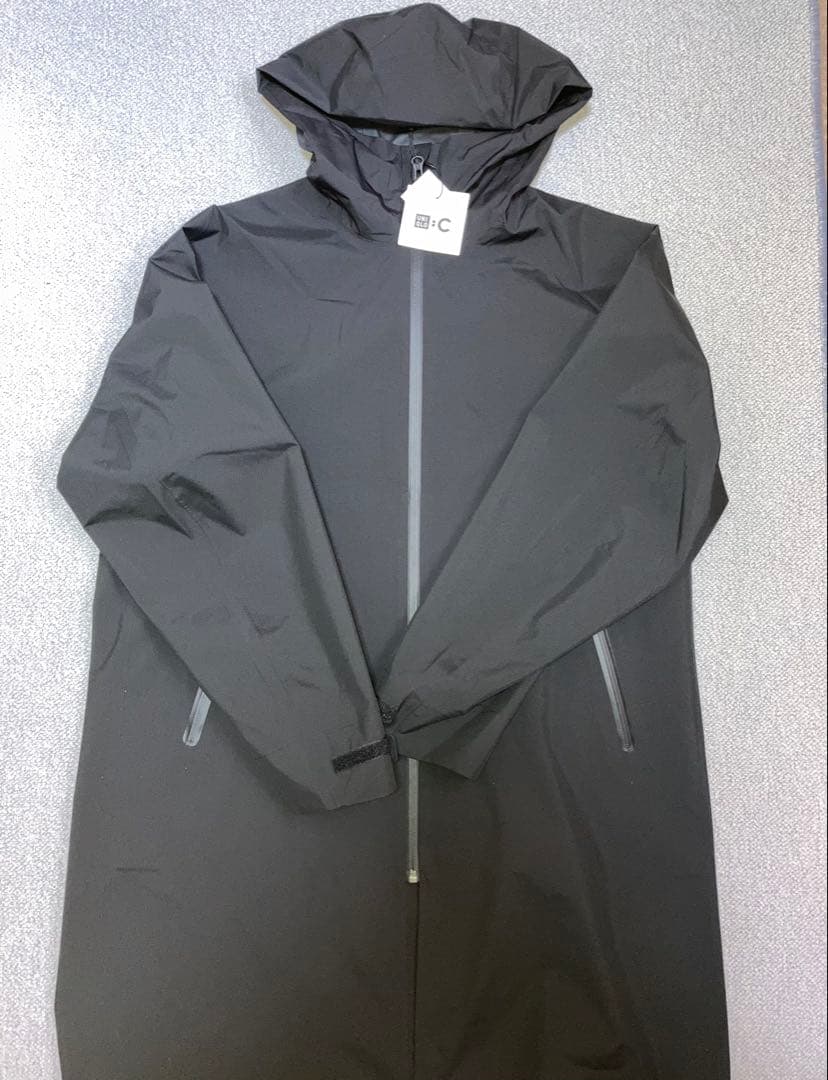 【新品】UNIQLO C ブロックテックコート ブラック Sサイズ2026年