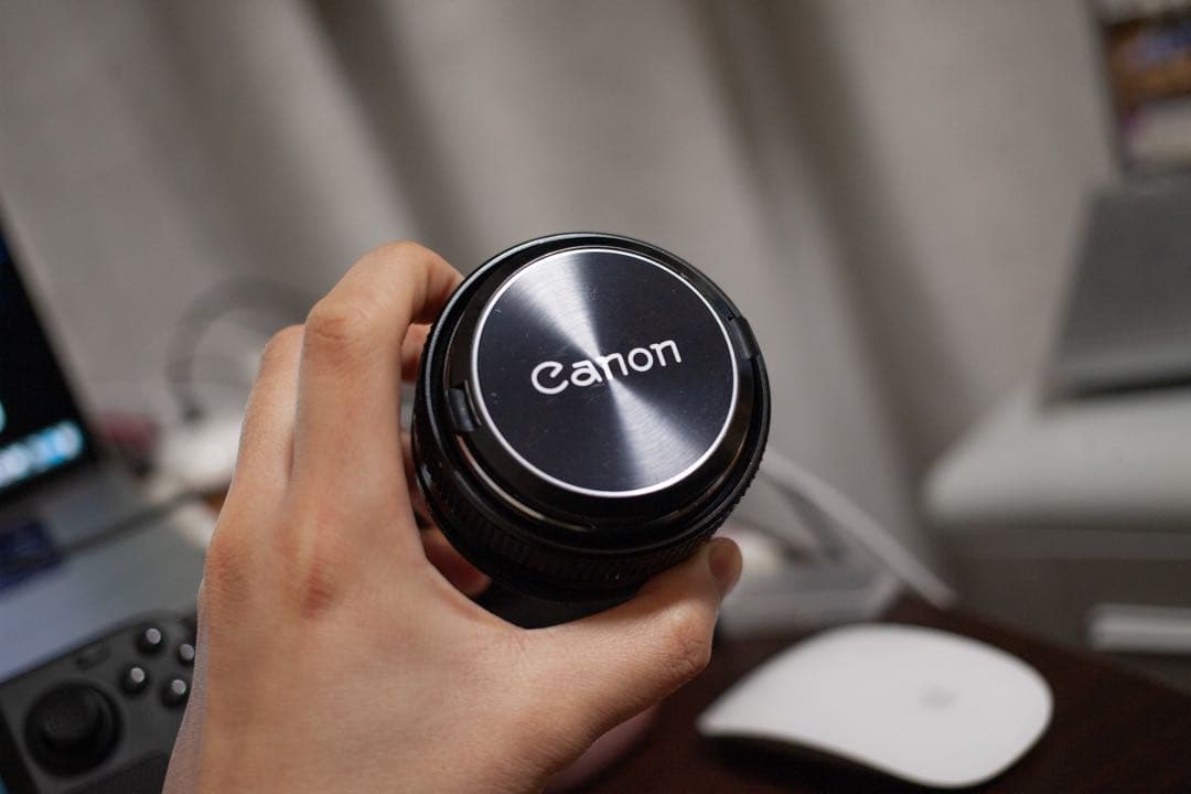 Canon FD 55mm f/1.2 シルバーノーズ レンズ