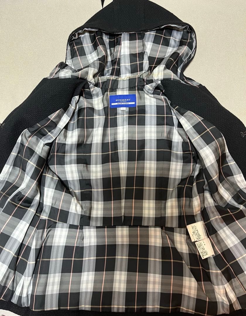 【12/31までセール価格】バーバリーブルーレーベル　ダッフルコート　M 黒