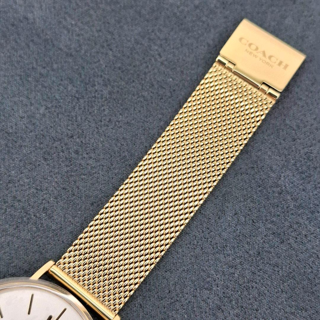 ✨美品未使用級 コーチ COACH 時計 ペリー ゴールド メッシュバンド