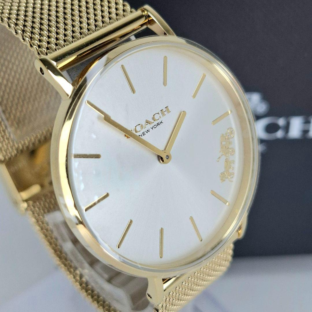 ✨美品未使用級 コーチ COACH 時計 ペリー ゴールド メッシュバンド