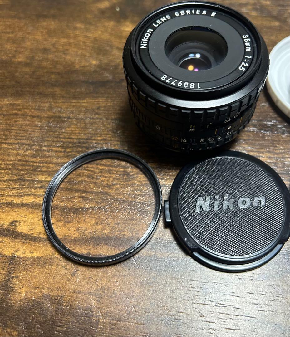 Nikon Series E 35mm F2.5 単焦点レンズ　他フィルター3点