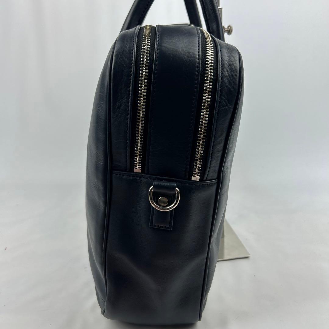 【美品】ビジネスレザーファクトリー　ビジネスバッグ　オールレザー　2way 2層