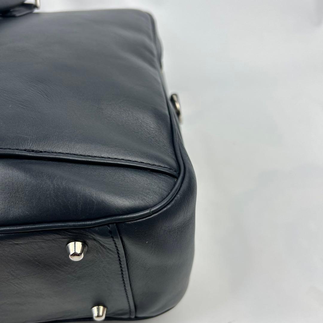 【美品】ビジネスレザーファクトリー　ビジネスバッグ　オールレザー　2way 2層