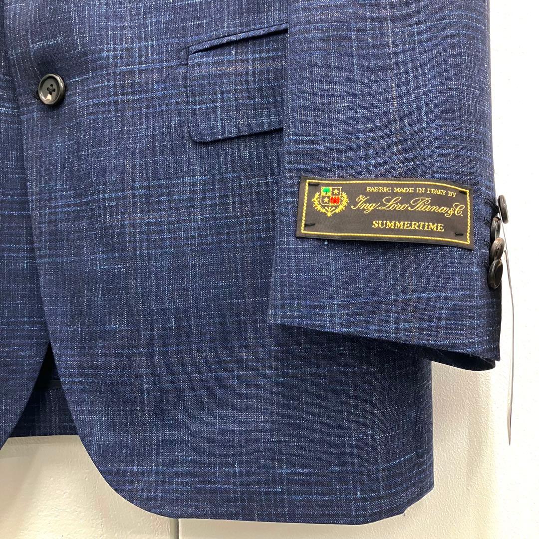 ロロピアーナ サマー ジャケット メンズ インディゴ AB6 春夏 新品