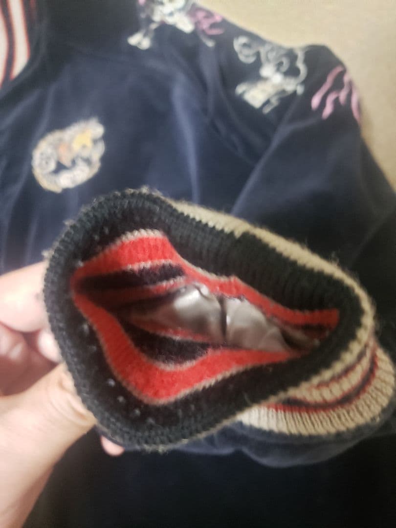 希少 ヒューストン リバーシブル スカジャン 別珍 ベロア　HOUSTON