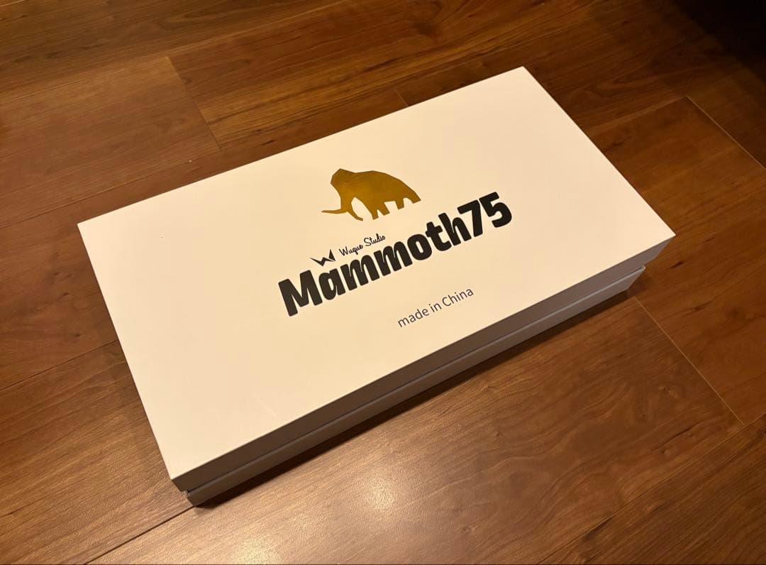 美品 mammoth75 キーボード カスタムキーボード 自作キーボード