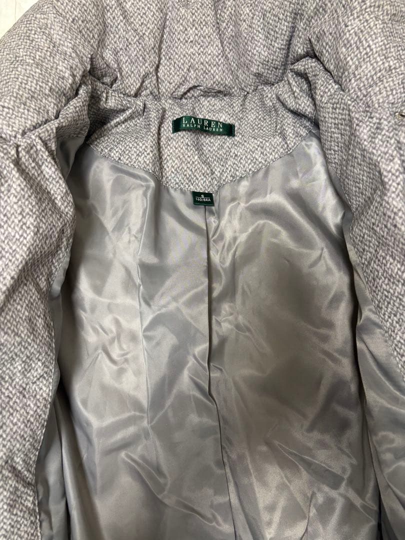 LAUREN RALPH LAUREN グレー ダウンコート ダウンジャケット