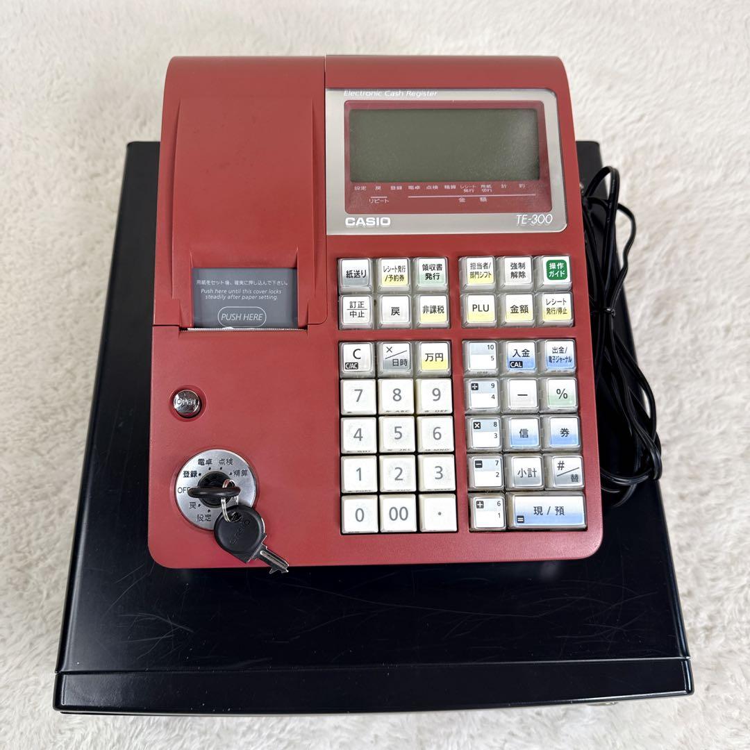 CASIO TE-300 電子レジスター 送料無料！