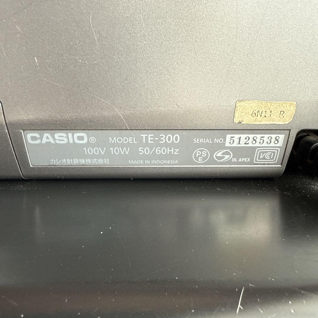 CASIO TE-300 電子レジスター 送料無料！